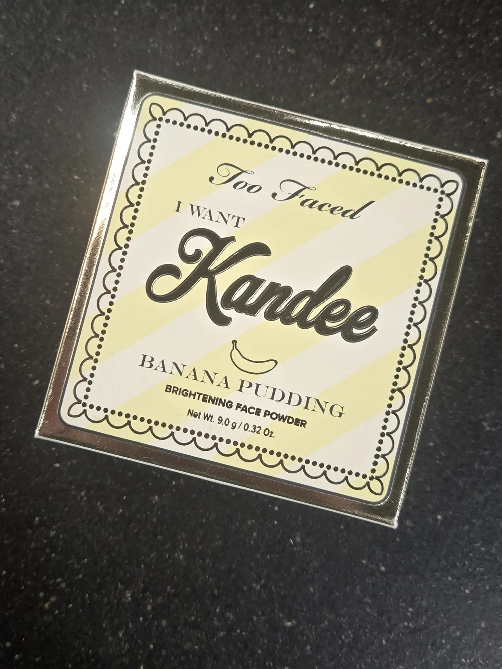 Too Faced I Want Kandee Banana Pudding Powder